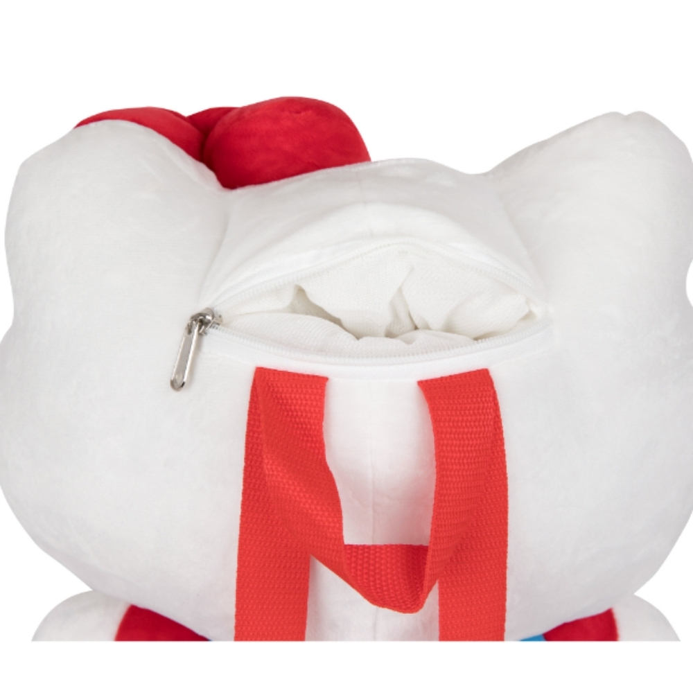 Hello Kitty 😻💖  Big Red Bow 15" Plush Backpack Bag NWT - Picture 6 of 10